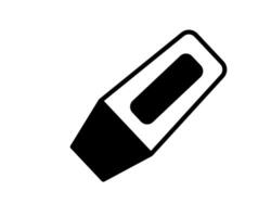 Illustration of a marker drawing on a whiteboard, symbolizing teaching, communication, and visual presentation vector