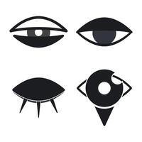 Eye Template Icon vector