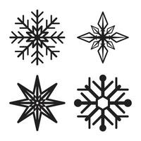 Snow Template Icon vector