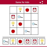 Riddle, Kids Educational Game, Logical Task, Quiz for Children vector