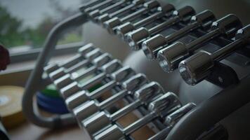 A Comprehensive Set of Adjustable Dumbbells Ideal for Home Workouts and Training Sessions video