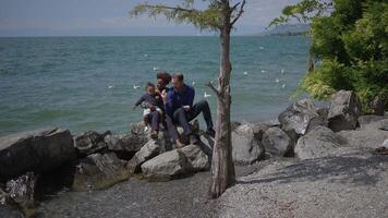 Precious Family Moments by the Serene Lakeside, Creating Cherished Memories Together video