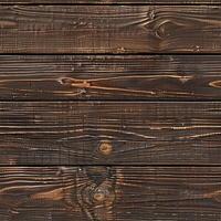 The surface features a striking natural wood texture with deep grains and knots, highlighting the unique characteristics of rustic lumber in a cozy, inviting atmosphere photo