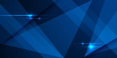 Abstract dark blue gradient background with geometric overlap design. Blue background with shadow and lights. Abstract background texture design, poster, banner blue background. vector