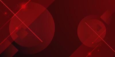 Futuristic design dark red geometric shapes 3D background overlap layer on dark background. vector
