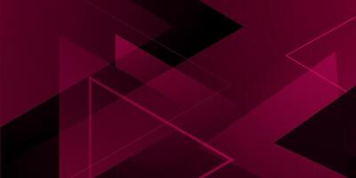 Abstract dark red sporty background. Triangle on dynamic color geometric design. Modern overlap papercut futuristic background illustration. vector