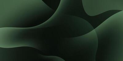 Abstract dark green luxury background with fluid geometric pattern element for poster, flyer, digital board and concept design. vector