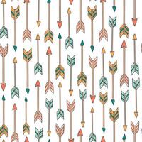 Boho tribal arrows seamless pattern for nursery prints, wallpaper, digital paper, wrapping paper, stationery, textile, etc. EPS 10 vector