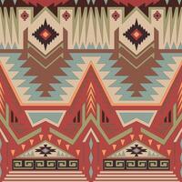 Aztec, Navajo geometric seamless pattern, vintage carpet, old carpet, abstract pattern vector