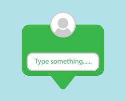 Ask me a question box. Instagram Ask me a question box background concept. Communication, reaction, comment, followers. Feedback concept. vector