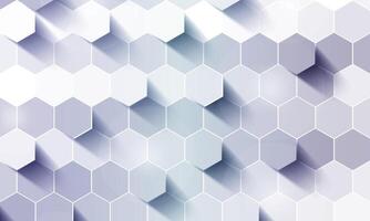 Abstract mosaic embossed hexagon. honeycomb grey background. soft light background. vector
