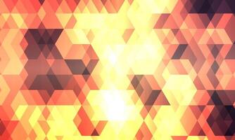 Light gold hexagon pattern blur background. mosaic textured. vector