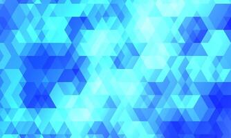 Light blue hexagon pattern blur background. mosaic textured. vector