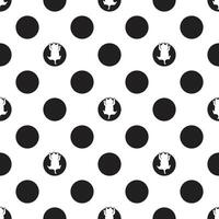 cat seamless pattern polka dot white kitten calico neko climbing character cartoon breed pet gift wrapping paper tile background repeat wallpaper animal doodle illustration design scarf isolate vector