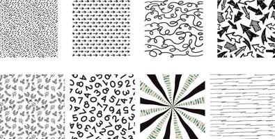Hand Drawn Patterns Doodle background design vector