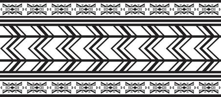 Native American monochrome seamless pattern. Endless black aztec, maya, inca ornament. Drawing for sandblasting and plotter and laser cutting. vector