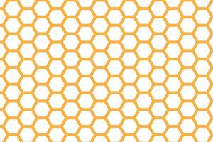 Golden hexagon pattern . Honeycomb pattern . Hexagon background . Hexagon wallpaper . illustration vector