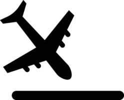 Plane crash icon isolated on white background . Airplane crash icon vector