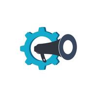 Megaphone icon design vector