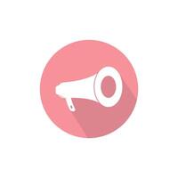 Megaphone icon design vector