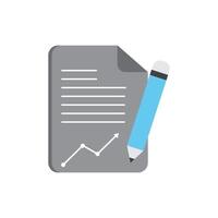 Data visualization icon vector