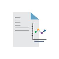 Data visualization icon vector