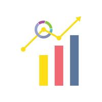 Data visualization icon vector
