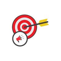 Target icon design vector