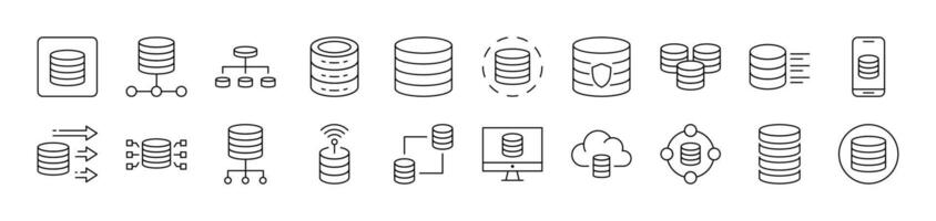 Coin, Savings, Money Icon Set for UI, Placards, Books, Apps. Editable Stroke. Suitable for Web Sites, Books, Cards, Apps vector
