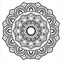 Mandala decor Pattern Design vector