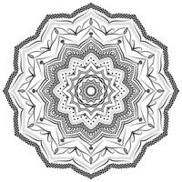 Decorative Linear Mandala Patterns Collection vector