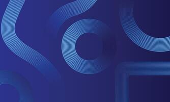 Blue abstract background with wavy lines and waves.illustration. vector