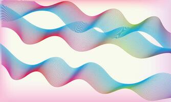Abstract graphic waves Design vector