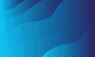 Blue abstract background with wavy lines.illustration for your design vector