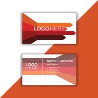 Print simple business card designs. vector