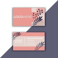 Print simple and modern business card designs vector
