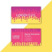 Print simple and modern business card designs . vector