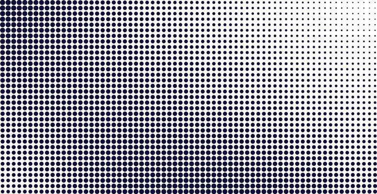 Background with a dot grid, comic-style gradient, and vintage noise effect. Grainy cartoon pixel texture, perfect for posters or bitmap overlays in retro design projects.