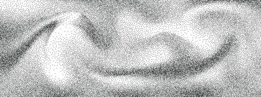 Noise gradient texture. Random gritty background. Monochrome halftone pattern. Distressed black and white elements. Vintage grunge backdrop. vector