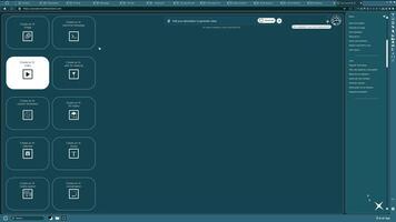 AI software turning text prompt into of Earth rotating in space. Text to artificial intelligence generator transforming words into clip of planet flowing in dark galaxy video