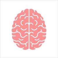 Simple drawing of a brain. Icon design. vector