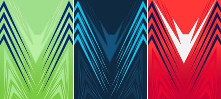 Striped background pattern design for jersey, T-Shirt and clothes vector