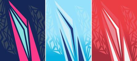 Customizable Sports jersey pattern or background design for sublimation Print. Jersey design Illustration. vector
