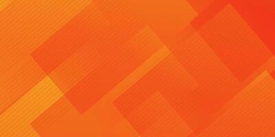 Simple abstract curved rectangular orange background with overlapping shapes and lines. Colorful orange design with simple pattern. Simple and modern concept. Eps10 vector