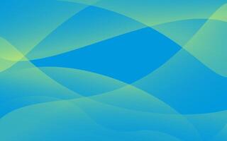 Colorful blue fluid mesh abstract background with soft yellow gradient bubble element pattern in the background. vector