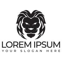 Simple lion image design vector