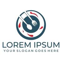 Design technique for plating sauce on a plate vector