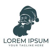 Design image of old santa laughing out loud vector