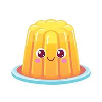 Jelly Food Eat Meal Snack Animation Kawaii Character vector