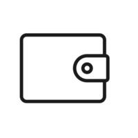 Wallet icon. Purse plugh for crypto payment. Digital wallet with bitcoin coin, billfold and cards. vector